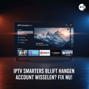 IPTV Smarters Blijft Hangen Account Wisselen? Fix Nu!